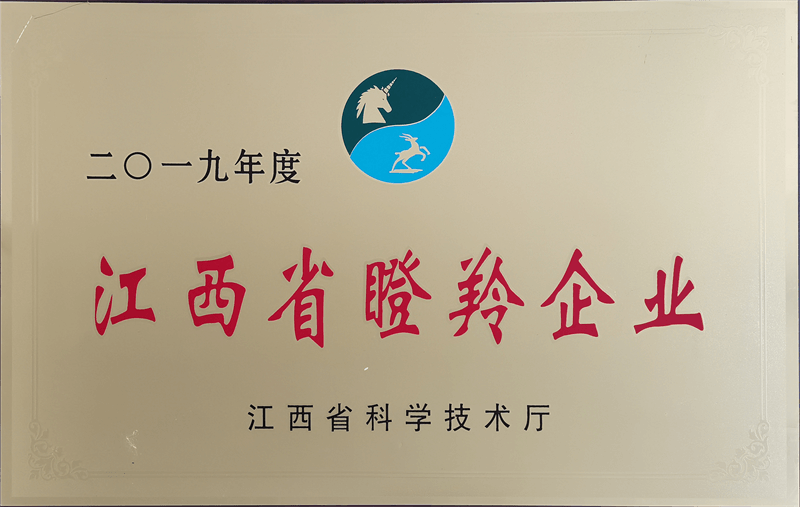 2019年江西省瞪羚企业